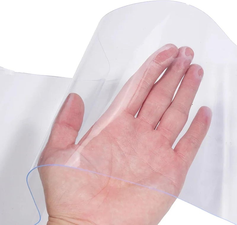 ZFDGHF Clear Plastic Strip Curtain PVC Thermal Insulated Door Curtain Strips Thickness Smooth Waterproof Door Curtains for Freezer Doors Warehouse Doors (Clear, 135x250cm/53.1x98.4in) - Image 2